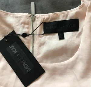 Kendall + Kylie Blush Pink Crop Top With Back Zipper NWT thumbnail 5