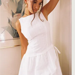 Princess Polly Cosie Mini Dress White thumbnail 2