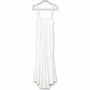 Lulus Luxe Bridal NWOT Safine White Backless Mermaid Maxi Wedding Dress Medium thumbnail 7