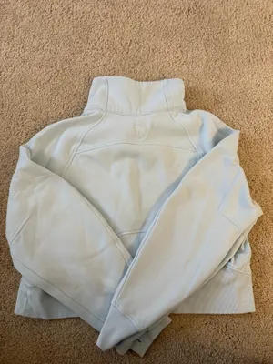 Lululemon Half-Zip Scuba Light Blue thumbnail 2