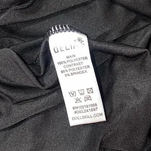 Dollskill Delia’s Black mesh ruffle slip dress thumbnail 8