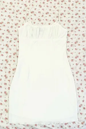Princess Polly White Slow Dancing Mini Dress thumbnail 6