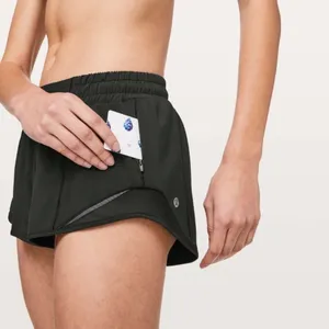 Lululemon Hotty Hot Short II *2.5" Black size 6 thumbnail 3
