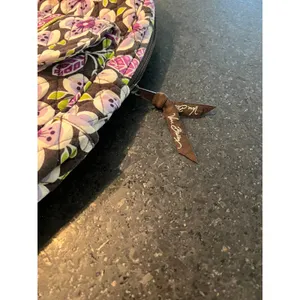 Vera Bradley quilted cotton backpack retired Plum Petals purple floral Bag thumbnail 6