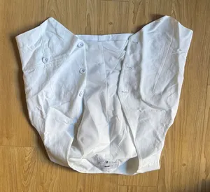 White Sleeveless Women's Top Size 2 thumbnail 1