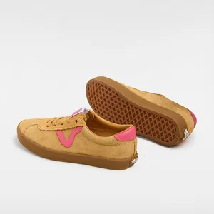 NEW VANS Trainers Vans Women Sport Low Gum Multi Yellow Suede Leather 9 thumbnail 3