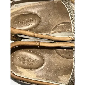Sperry Women Tan/Beige Boat/Deck/Top Siders Shoes Loafers w/Leather Laces-Size 9 thumbnail 15