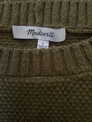 Madewell seagrove pullover size large thumbnail 3