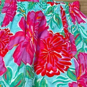 Lilly Pulitzer Blue Pink Shorlie Bellina Floral Print Mini Skirt Women’s Small thumbnail 2