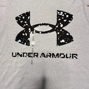NWT - Under Armour - Women’s Grey Graphic Tank - Size X-Large thumbnail 2