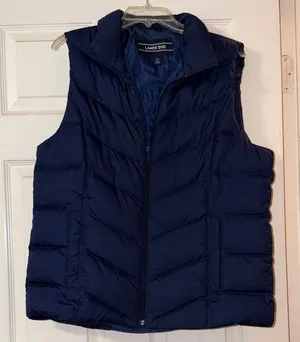Lands End Down Puffer Quilted Vest thumbnail 1