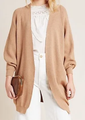 Anthropologie Akemi + Kin Petra‎ Cardigan Sweater in Honey One Size thumbnail 1