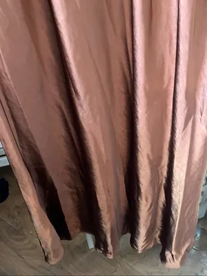 Women's Rust Satin V-Neck Evening Dress Medium NWT thumbnail 16