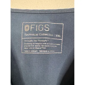 Figs Women's Navy Catarina Scrub Top Size‎ XXL thumbnail 3