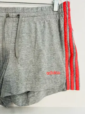 Adidas Ladies Gray Athletic Shorts thumbnail 2