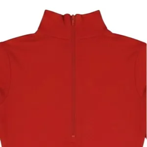 Body Wrappers Adult S Red Turtleneck Leotard Cheer Snap Crotch Zip Back thumbnail 5
