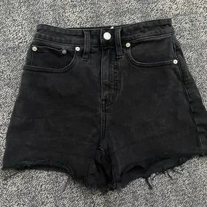 Madewell Black Jean Shorts thumbnail 1