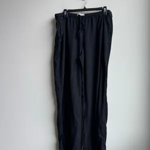 Abercrombie & Fitch Linen Blend Wide Leg Pull On Trouser Pants Size Large LONG thumbnail 2