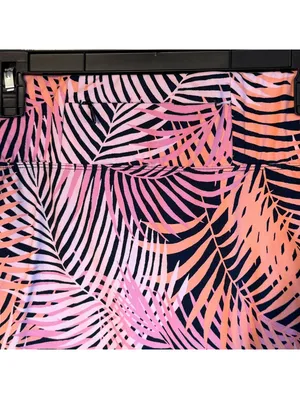 Tommy Bahama Everyday Active Tropical Pink Palm Print SKort Skirt, size Medium thumbnail 6
