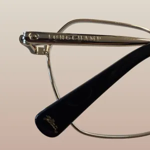 Longchamp LO2152 728 Women Eyeglasses Gold Black Gun Metal Frames 53-19-140 Case thumbnail 14