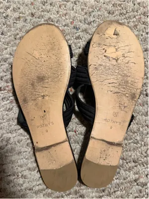 Rothy's Triple Band Sandal in Classic Black- Size 9.5 thumbnail 6