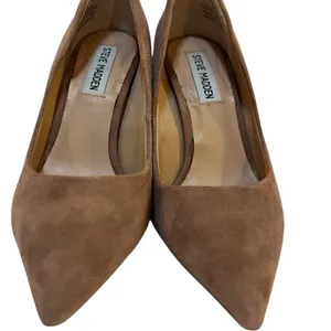 Steve Madden Daisie Beige pinkish Suede Stiletto Heels size 6 thumbnail 3