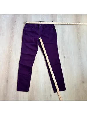 Loft NWT Women's Purple Modern Skinny Jeans Size 8P thumbnail 3