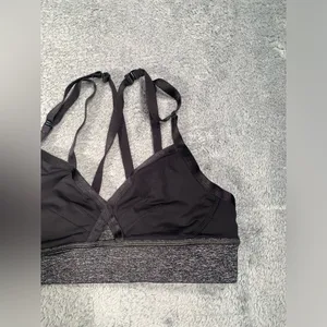 Lululemon athletica Black and Gray sports bra 6 thumbnail 3