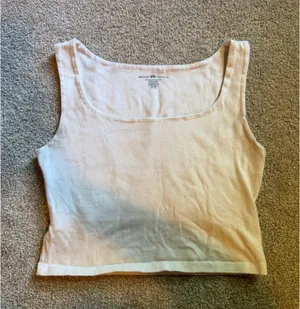 Brandy Melville Double Lined White Crop Top thumbnail 2
