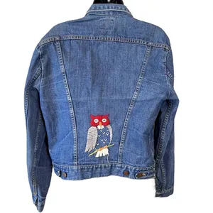 Wrangler Owl Embroidered Jean Trucker Jacket Vintage 70’s thumbnail 15