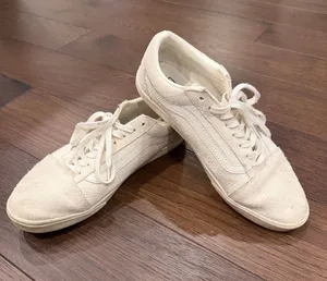 Vans-Old Skool Low Cream Woven l Sneaker US Women’s Size 9 Mens 7.5 - C72-002 thumbnail 1