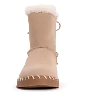 NEW MUK LUKS Flexi Albany Women's Suede Winter Boots Wool Lining thumbnail 5