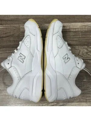 New Balance 574 Sneakers Women’s 7.5 White Breast Cancer Awareness Walking Shoes thumbnail 6