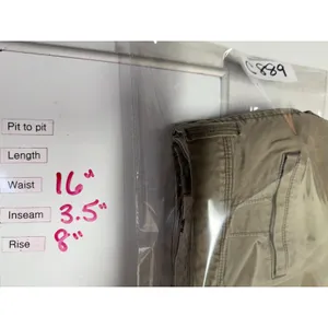 Vtg Old Navy Y2K Tan Brown‎ Cuffed Low Rise Chino Mini Shorts Women Sz 6 Preppy thumbnail 4