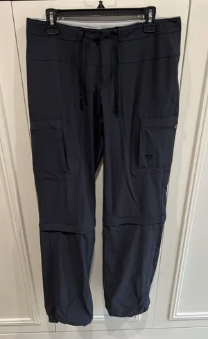 Mountain Hardwear Women's Black Yuma Convertible Pants‎ Size 10L Hiking Gorpcore thumbnail 1