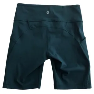 Lululemon Sweat Your Heart Out Short 8” inseam Submarine Size 6 biker shorts thumbnail 9
