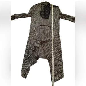 Living Doll LA Lace Back Cardigan Dress Large Goth Witchy Whimsigoth Bohemian thumbnail 8