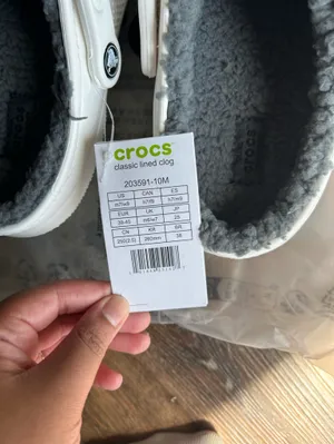 Crocs Classic Lined Clog White/Grey thumbnail 3