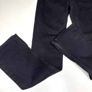 Reformation Liza Slit Hem Ultra High Rise Straight Long Black Jeans 26 thumbnail 5