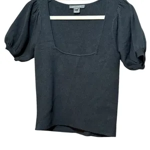 French Connection Women's Jaida‎ Babysoft Square-Neck Sweater Black Sz M thumbnail 5