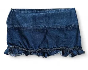 Y2K Denim Micro Mini Skirt thumbnail 1