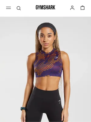 Gymshark Sport Crop Tank sz M thumbnail 5