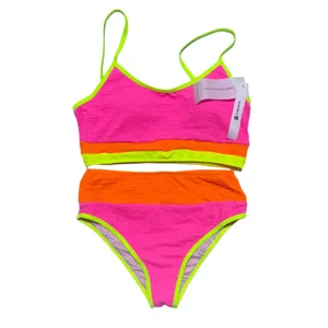 NWT Colorblock Neon Crop‎ Bikini Set thumbnail 6