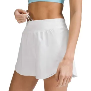 Lululemon Fast and Free Reflective High-Rise Classic-Fit Short 3" *White thumbnail 1