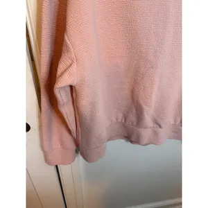 Calia Baby Pink Textured Quarter Zip Sweatshirt thumbnail 6