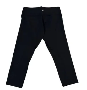 Lululemon Wunder Under Size 8 Black Luon Crop Cropped - Some Pilling, See Photos thumbnail 4