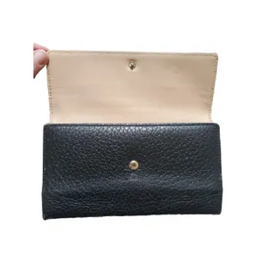 Kate Spade Wallet Sander Southport Avenue Clutch Buttermilk Black New York FLAWS thumbnail 4