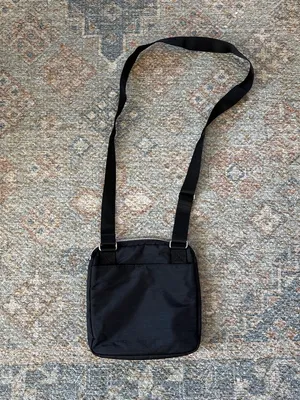 Baggallini Black Compact Crossbody Bag with Silver Zippers thumbnail 8