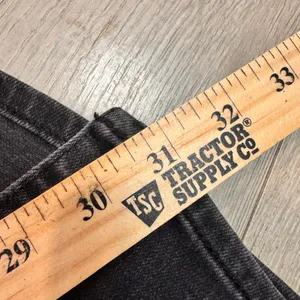 Levi's 314 Shaping Straight Jeans Black Dark Wash‎ Trouser Denim Size 33 Regular thumbnail 9