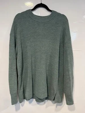 Tidewater Teal Lululemon knit crewneck‎ sweater thumbnail 1